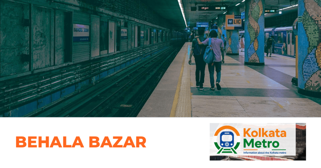 Behala Bazar station on the Purple Line, Kolkata Metro