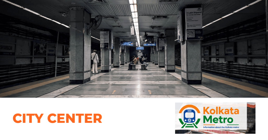 City Center station on the Green Line, Kolkata Metro