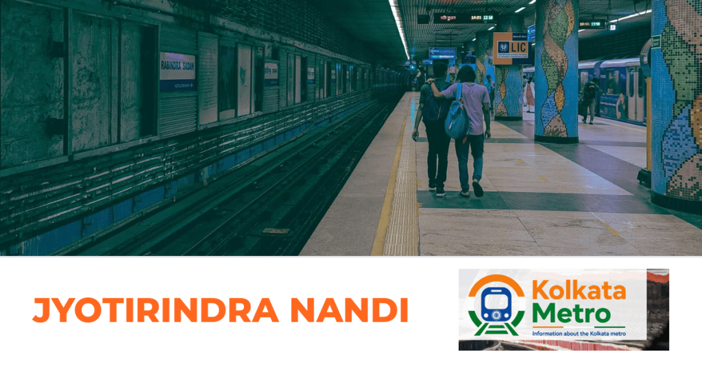 Jyotirindra Nandi station on the Orange Line, Kolkata Metro