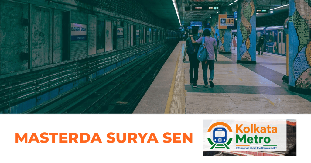 Masterda Surya Sen station on the Blue Line, Kolkata Metro
