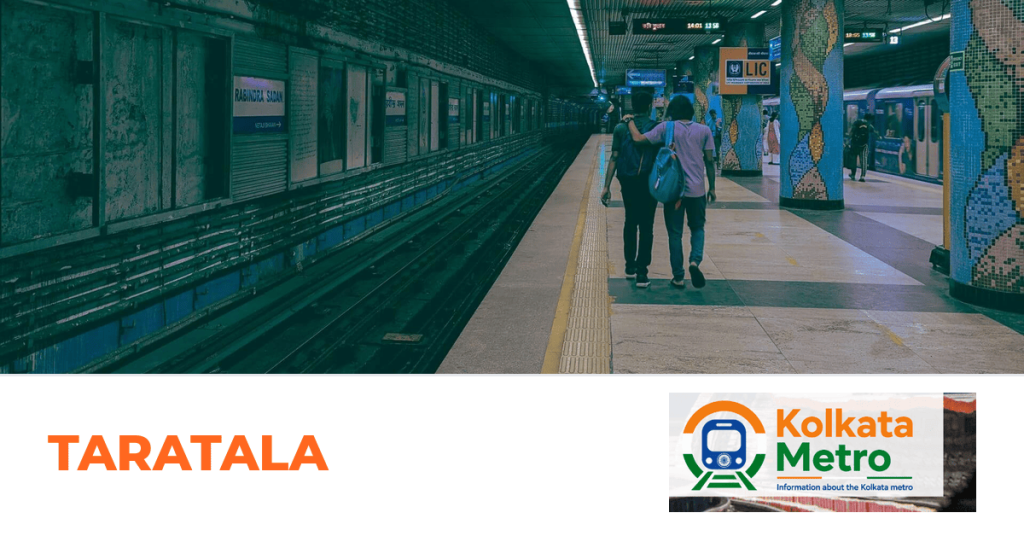 Taratala station on the Purple Line, Kolkata Metro