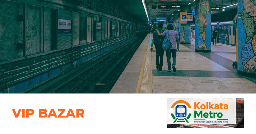 VIP Bazar station on the Orange Line, Kolkata Metro